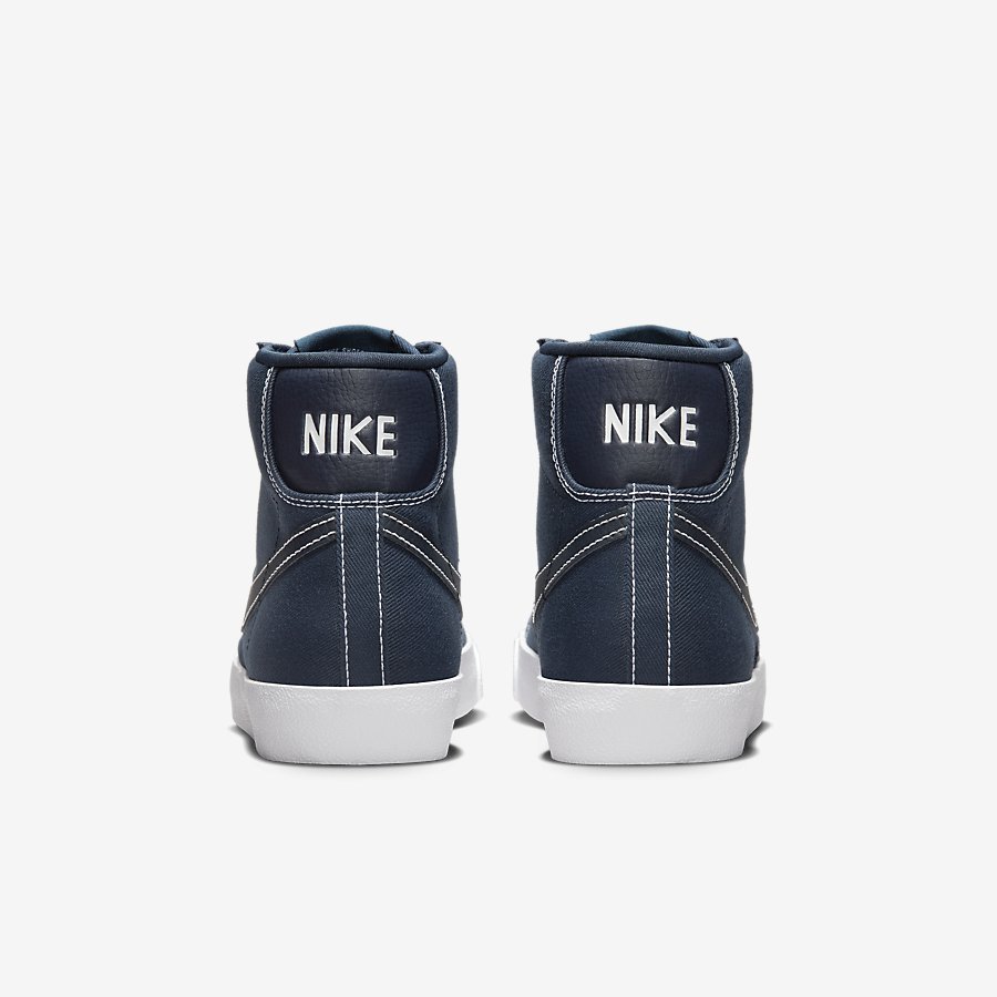 Giày Nike Blazer Mid '77 Canvas Nữ Đen